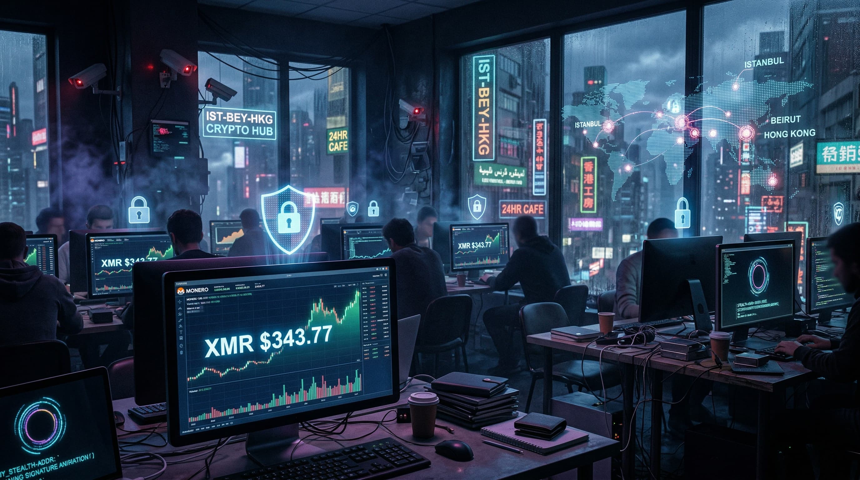 Monero Surge: 4.4% to $343.77 on Privacy Demand