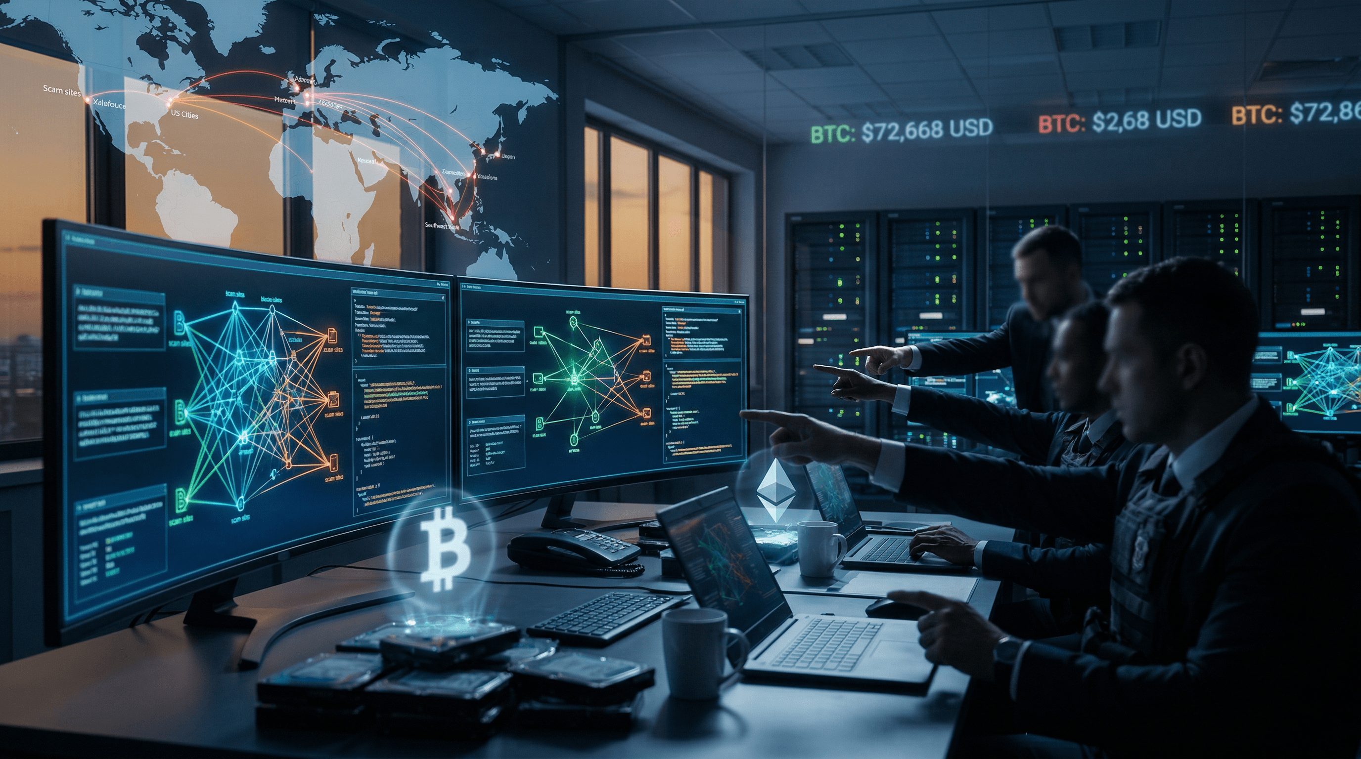 Operation Atlantic Disrupts $45M Crypto Fraud Networks