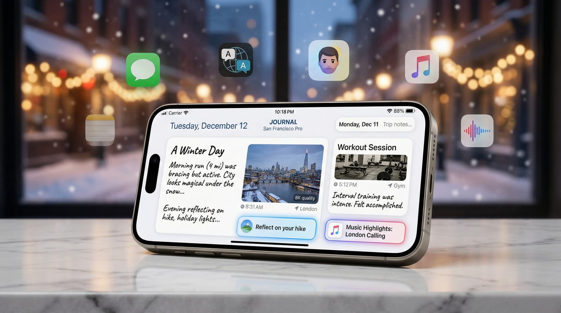 Apple Unveils iOS 17.2 with Journal App and Key Upgrades