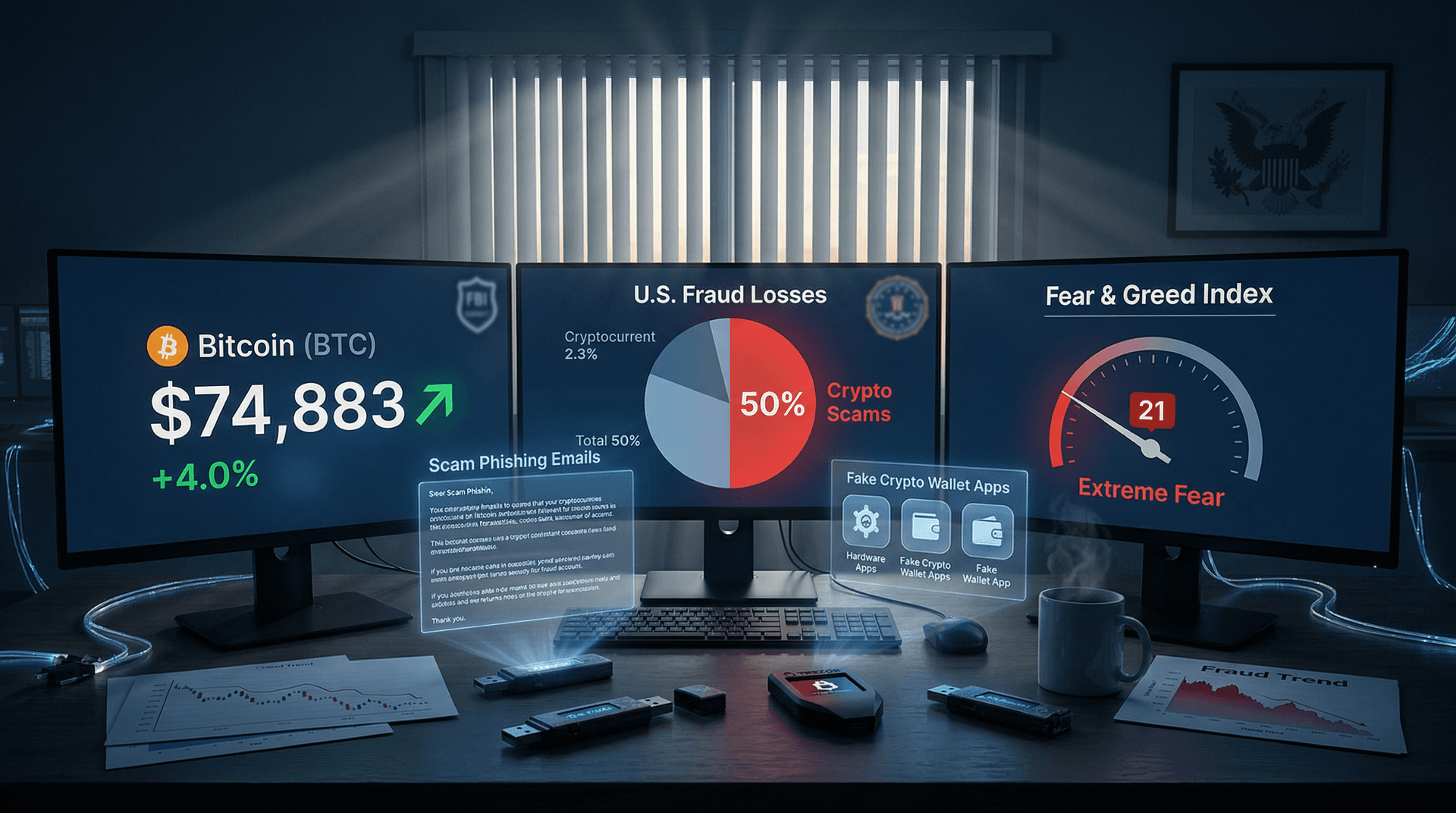 Crypto Scams Fraud Losses Hit 50% of 2025 US Fraud Total: FBI IC3