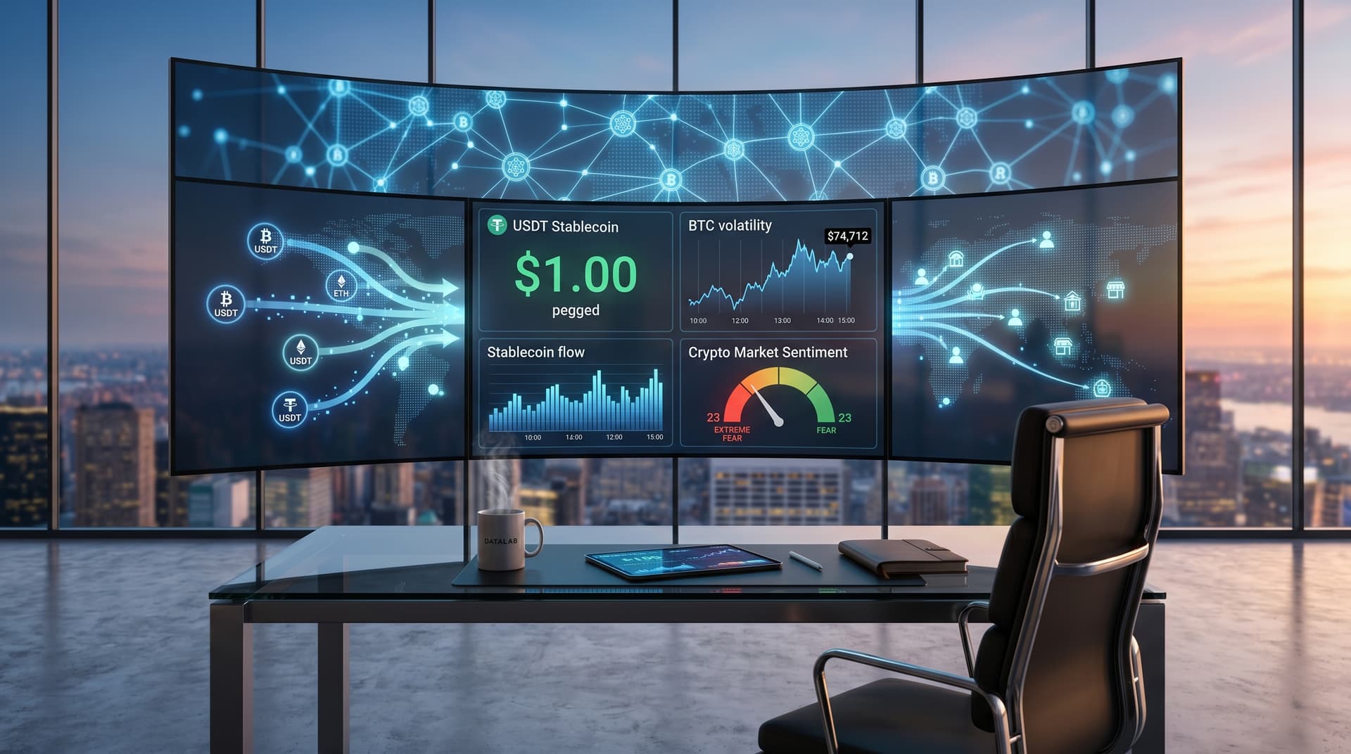 Stablecoin Payments Under 2% Amid USDT $1 Peg, Fear 23