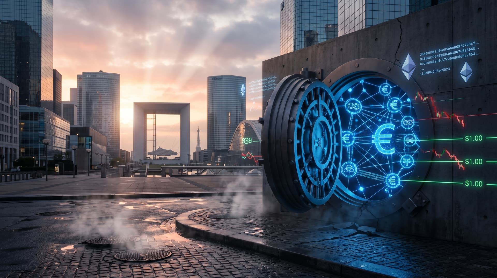 Societe Generale Stablecoin Expands With Consensys as Bitcoin Dips to $73,901