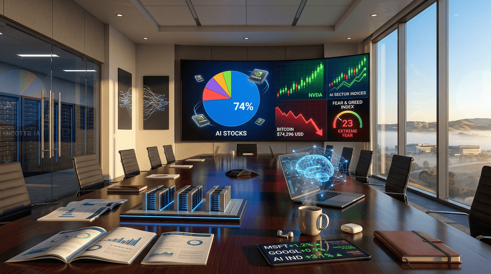 Nvidia AI Portfolio Allocates 74% to Two Stocks Amid Fear