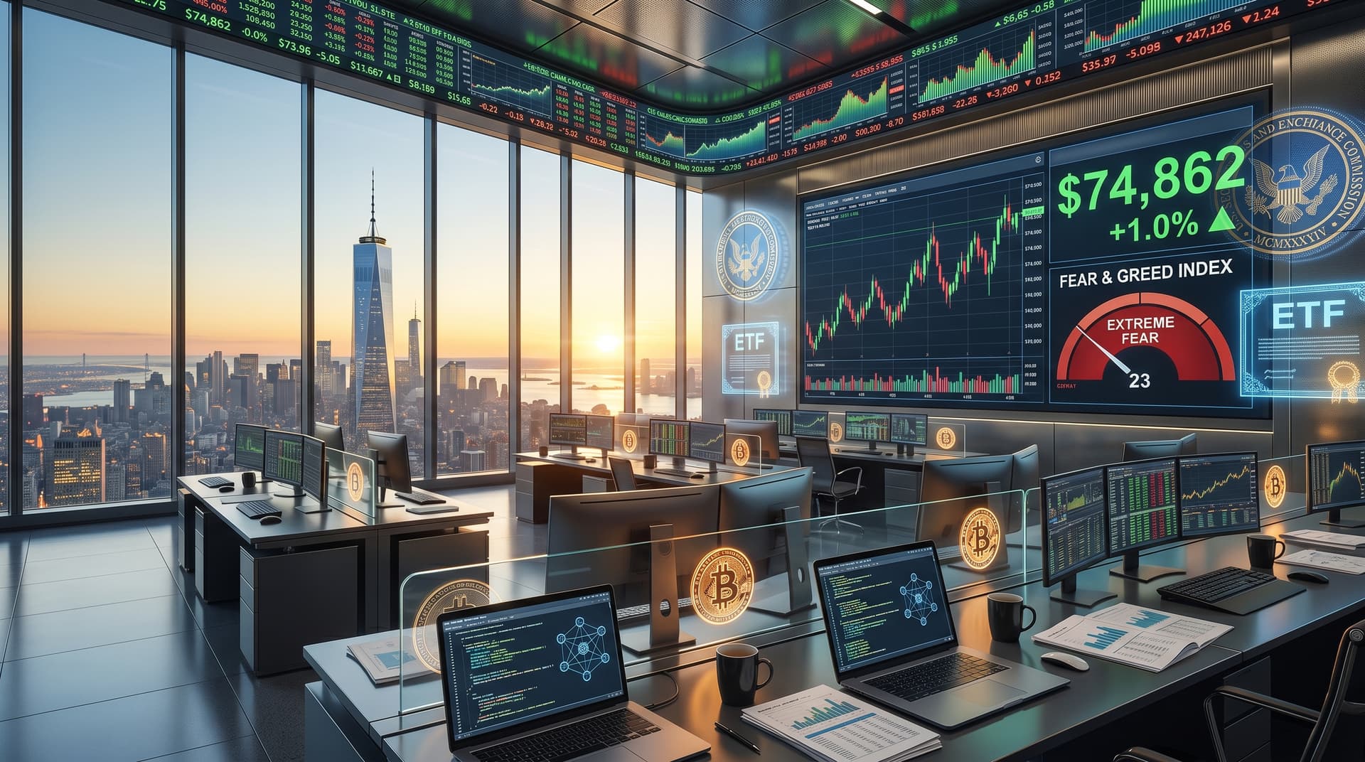 Goldman Sachs Bitcoin ETF Hits SEC as BTC Reaches $74,862