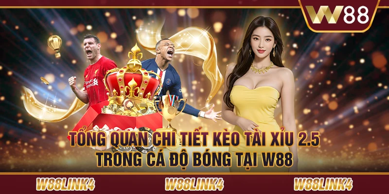 Tổng Quan Chi Tiết Kèo Tài Xỉu 2.5 Trong Cá Độ Bóng Tại W88