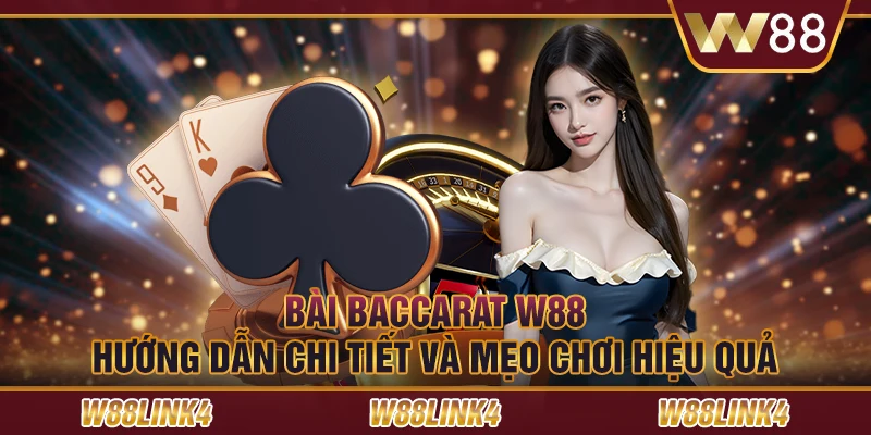 Bài Baccarat W88: Hướng dẫn chi tiết và mẹo chơi hiệu quả