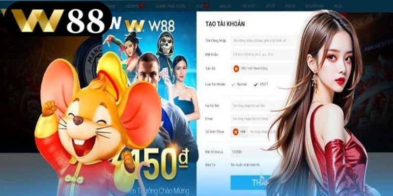 Các lưu ý khi mở tài khoản tại cổng game W88